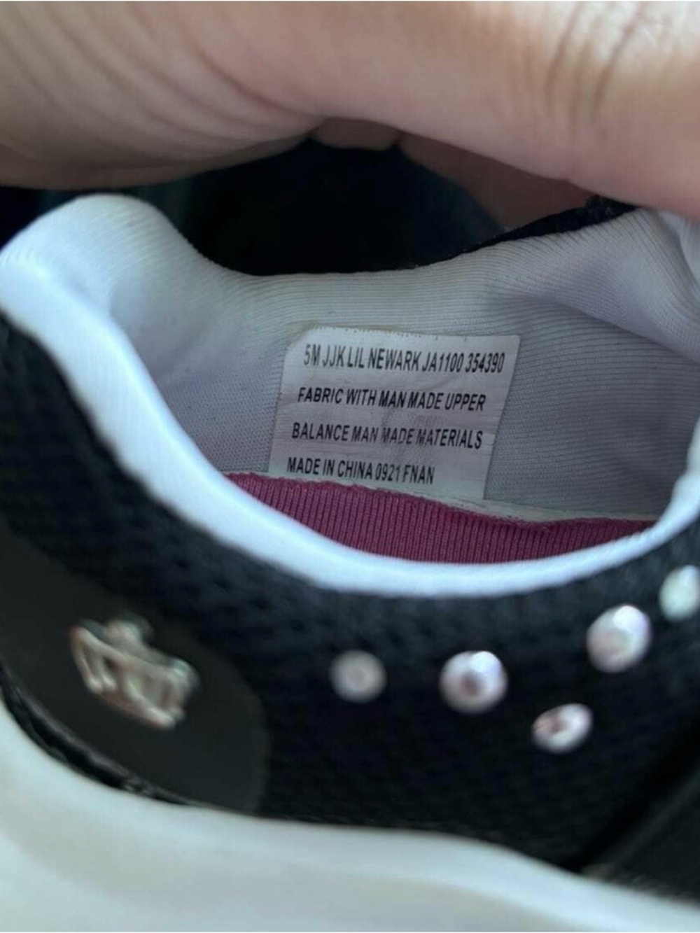 Juicy Couture toddler Black & Pink Slip-On Sneakers size 5 - Picture 3 of 4